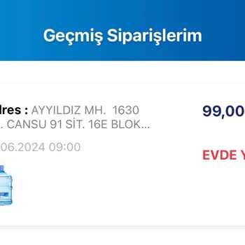 Erikli Su Ücret İadesi Yapılmadı