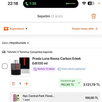 Hepsiburada Kampanyanın Sepete Yansımaması