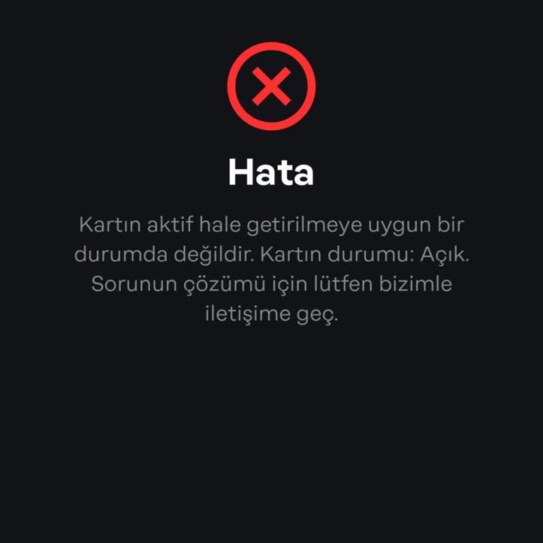 Papara Kartımı Tanımlamakta Sorun Yaşıyorum
