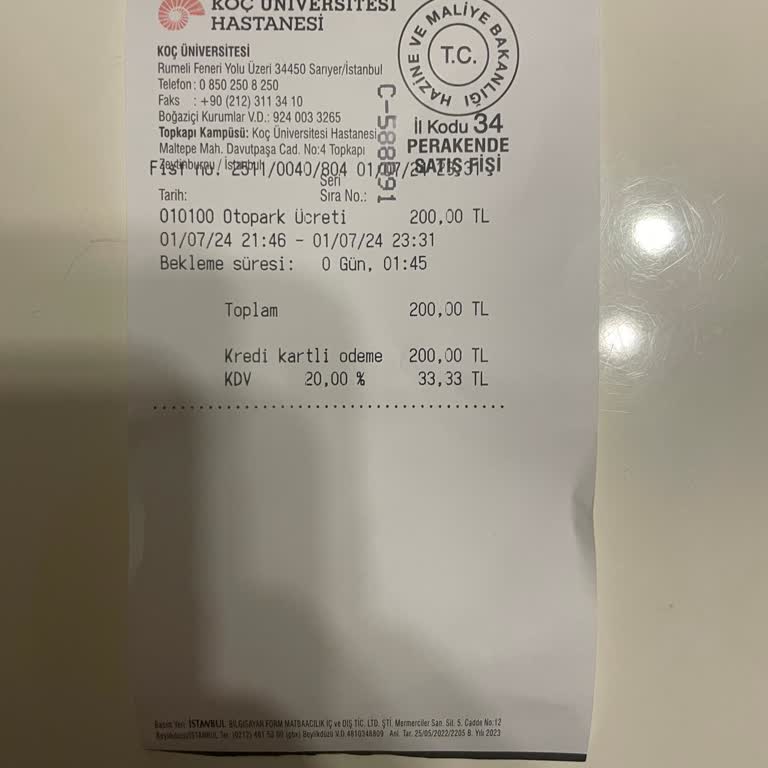 Koç Üniversitesi Hastanesi Acil Serviste Uzun Bekleme Süresi Ve Yetersiz Hizmet