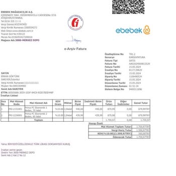 ebebek Prima Care 2 Numara Bebek Bezi