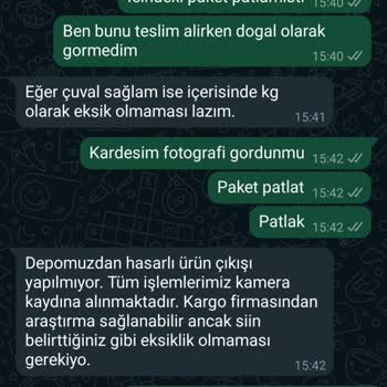 Markamama.com.tr Patlak Pakette Eksik Mama Gönderdi.