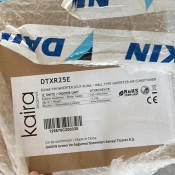 Daikin 18 Gündür Eksik Gönderdiği Ürünümü Bana Göndermedi.