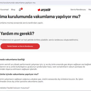 Beko Klima Montajında Yaşanan Vakumlama Sorunu!