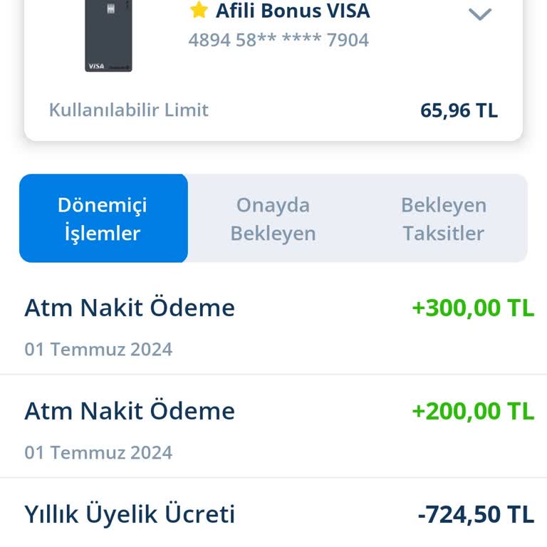 Denizbank Yıllık Kart Aidatı!