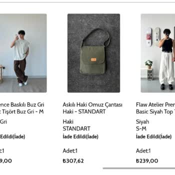 Flaw Wear Eksik İade Ücreti