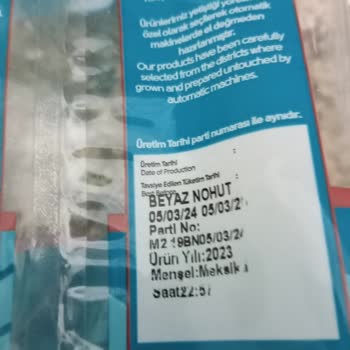 Harras Böcek Çıkan Nohut