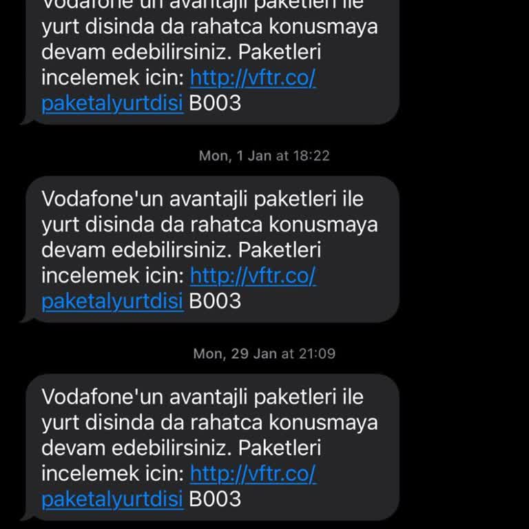 Vodafone Net Vodafone Hattımı Kapatmış İzinsiz
