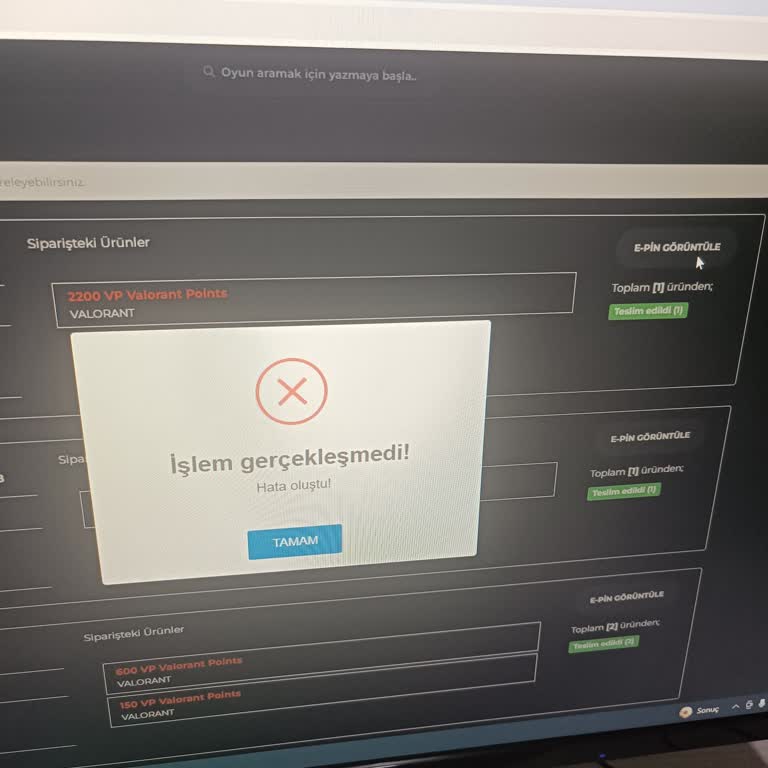 Foxngame E- Pin'e Ulaşamıyorum