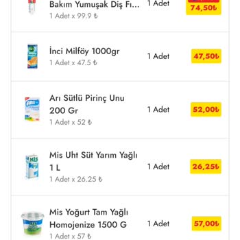 Cepte Şok Eksik Sipariş