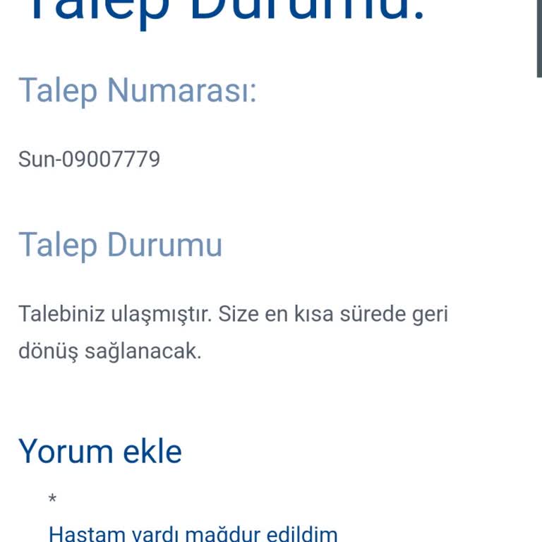 Sunexpress Rötar Haklarını Geri Vermiyor