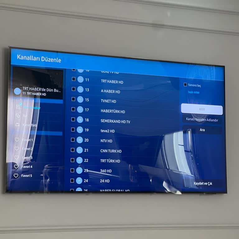 Samsung QLED Kanal Taşıma Hatası