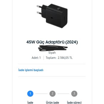 Samsung Telefon Samsung Online Shop İade İşlemini Başlatmıyor Ve Bekletiyor