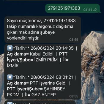 PTT Kargo Pişmanlıktır. Bir Daha Asla