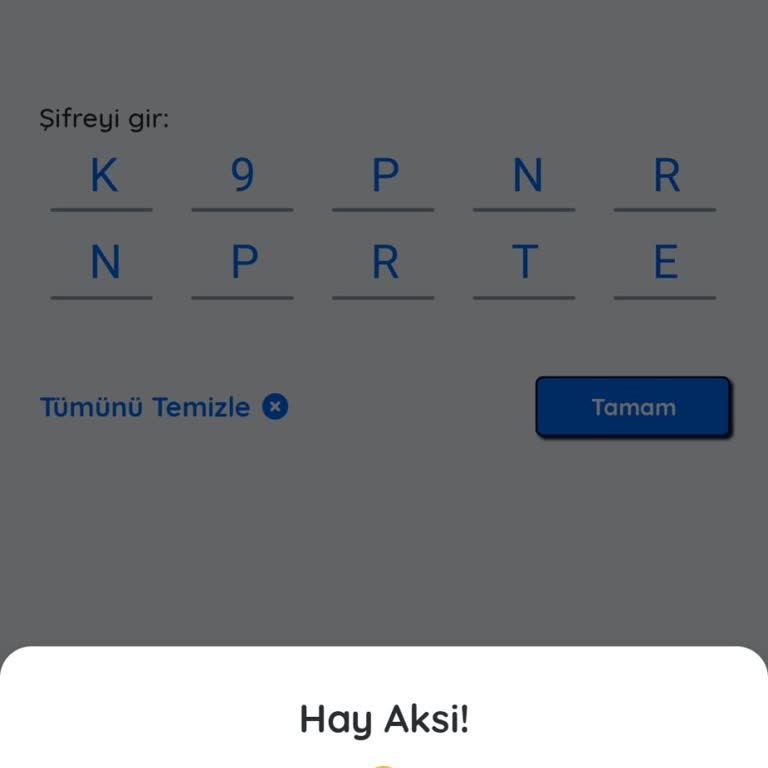 KazandıRio Kazandirio Kod Hatası