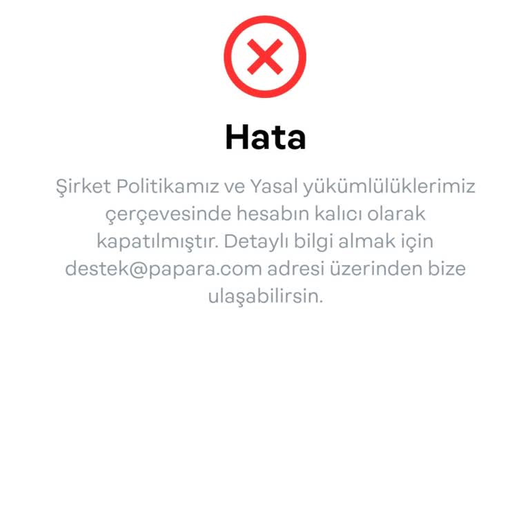 Papara Hesabım Çalındı Ve Kapatılmadı, Paramı Geri Alamıyorum!