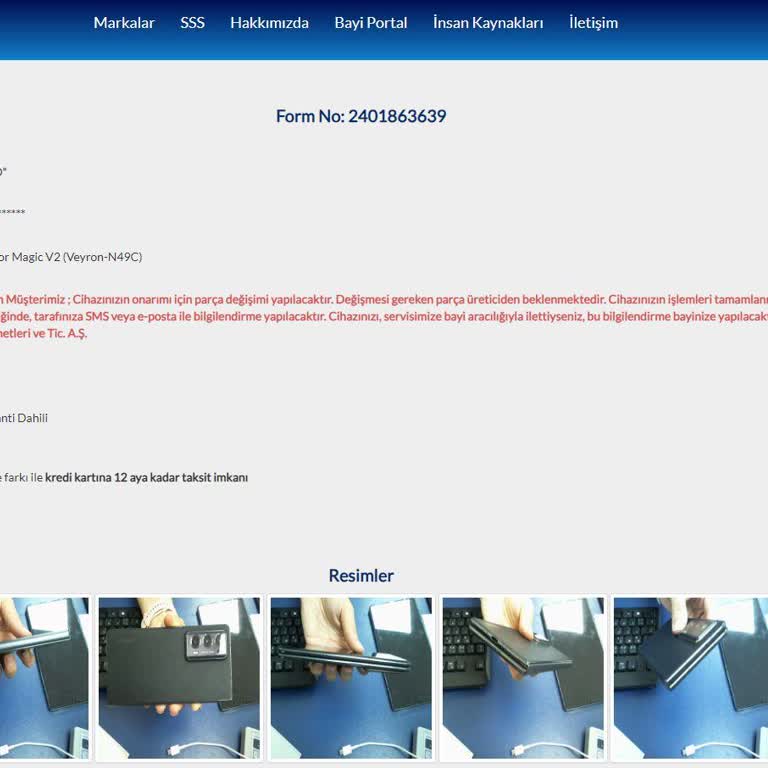Telefonumu KVK Servise 31 Gün Oldu Ve Hala Net Çözüm Yok