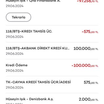 Akbank Kredi Faizinin Tarafıma İadesi