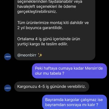 Neonbir Ürünleri Göndermiyorlar Ve Mağdur Ediyorlar