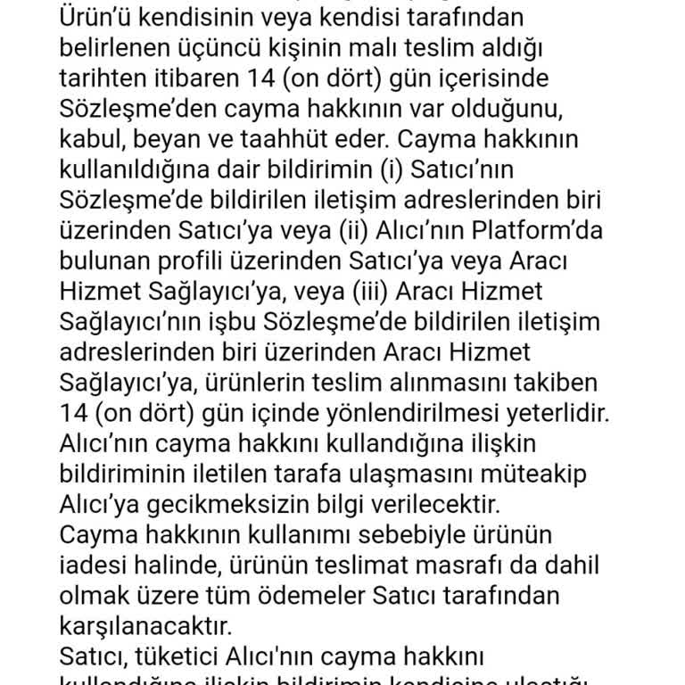 Pazarama Online Aldığım Ürünün İptalini Sağlamıyor