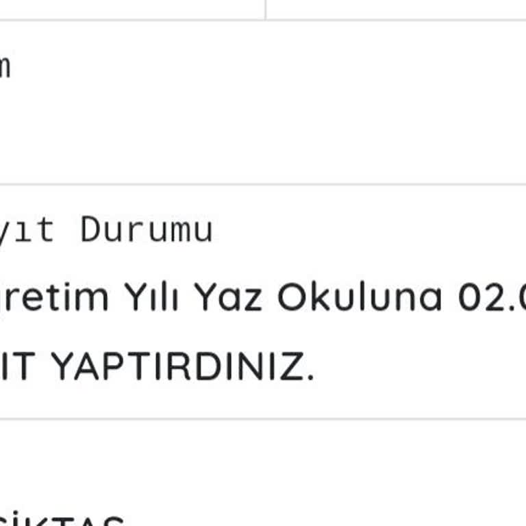 AÖF Yaz Okulu Sorunu