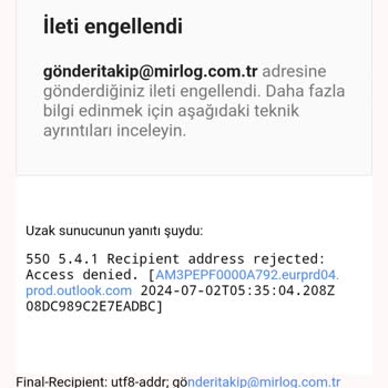 Mirlog Adres Güncellemesi Yapılacaktı