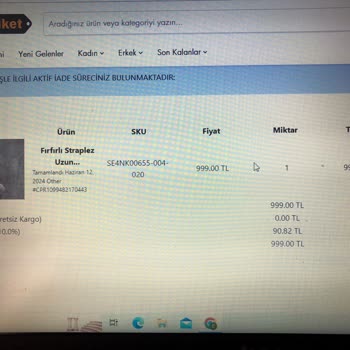 Sarietiket.com Sarı Etiket İsimli Firmada İade Alamıyorsunuz Ve Kargo Ortada Yok