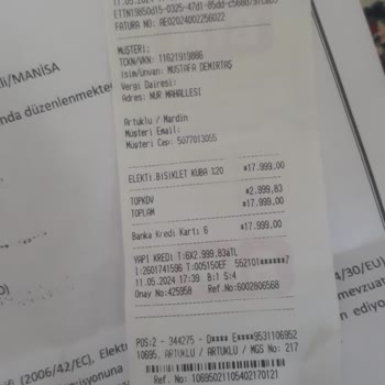 Küba Elektrikli Bisiklet Direksiyon Boğazı Hatalı Ayıplı Ürün