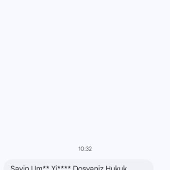 T.SUNBUL HUKUK (SMS) T. S***** Şikayet