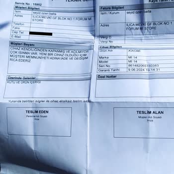 Xiaomi 14 Yazılım Ve Donanım Hatası