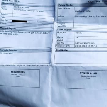 Xiaomi 14 Yazılım Ve Donanım Hatası