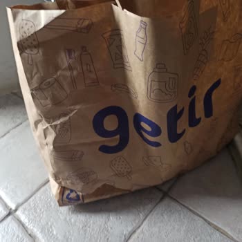 Getir Firmasının Yolladığı Ve Geri Almadığı Sipariş