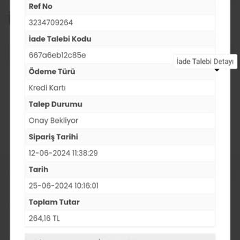 Zana Kids Ürün Aldım Yollamıyorlar İadede Yapmıyorlar