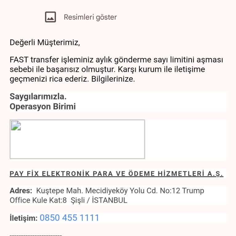 Tosla Hesabıma İade Edilmeyen Para Transferi