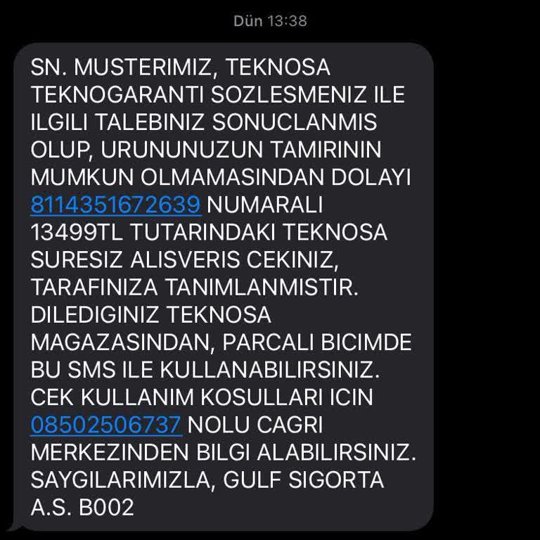 Teknosa 4 Yıl Önceki Bedel Üzerinden Para İadesi Yapıyor