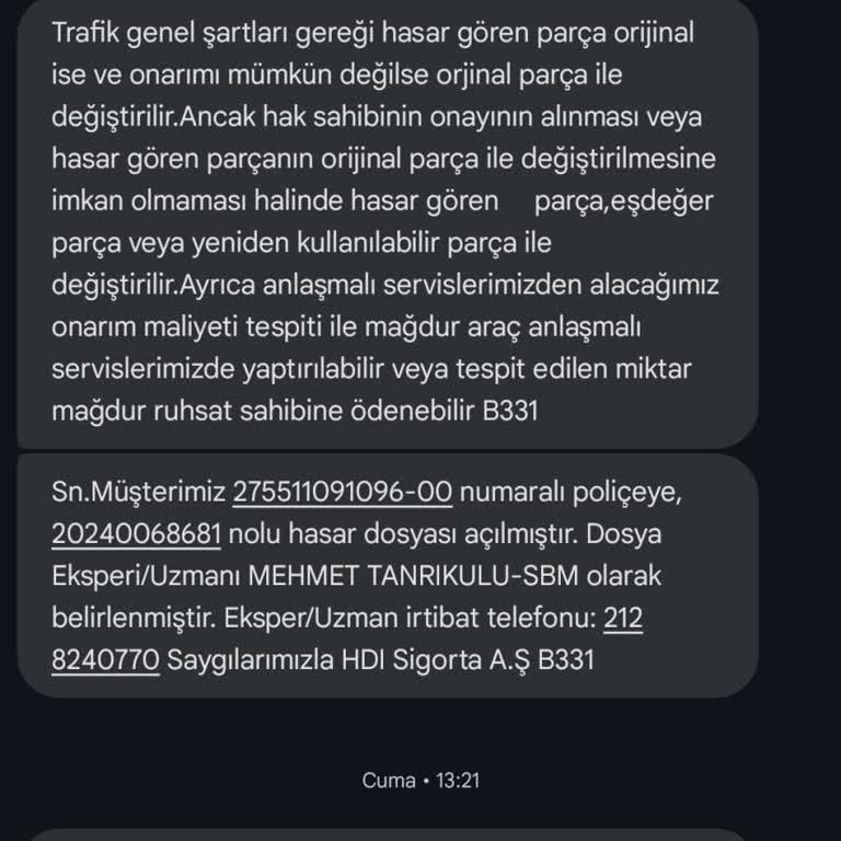 HDI Sigorta Eksperler Motosiklete Bakmıyor