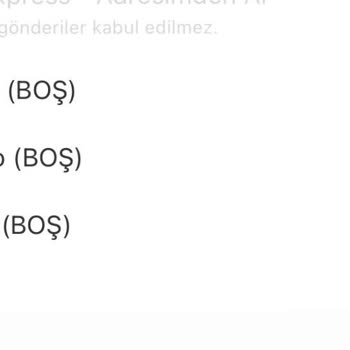 Dolap’ın Satıcıdan Aldığı Kargo Ücretleri