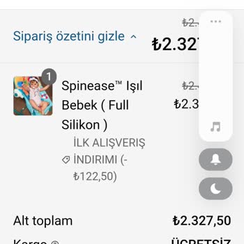 Spinease (minikpazar. Shop) Reborn Silikon Bebek