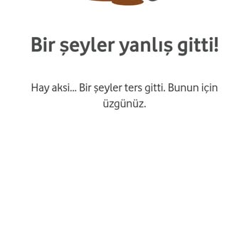 Vodafone Hediye Çarkı Hatası