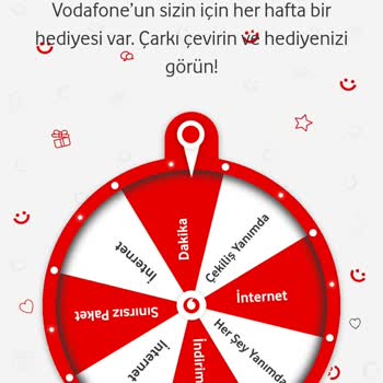 Vodafone Hediye Çarkı Hatası