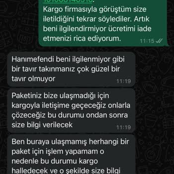 Ahel Tasarım Değişim Kargom Yok