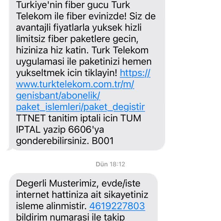 Türk Telekom Altındağ Çamkule 4713/2 Sokak Yapılmayan İnternet Arızası