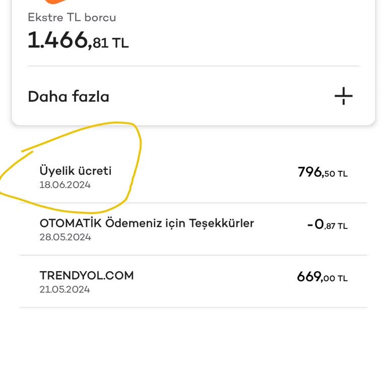 Akbank 796 Lira Üyelik Ücreti Kesmiş