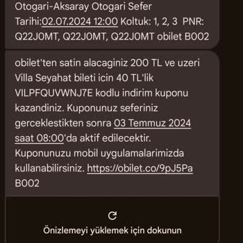 Obilet Aldığım Bilette Seyahat Edemiyorum