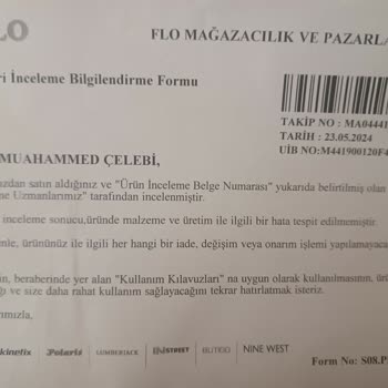FLO Ayakkabı FLO Garantili Ürünleri, Ürün İnceleme Altında Kapsam Dışı Bırakıyor!
