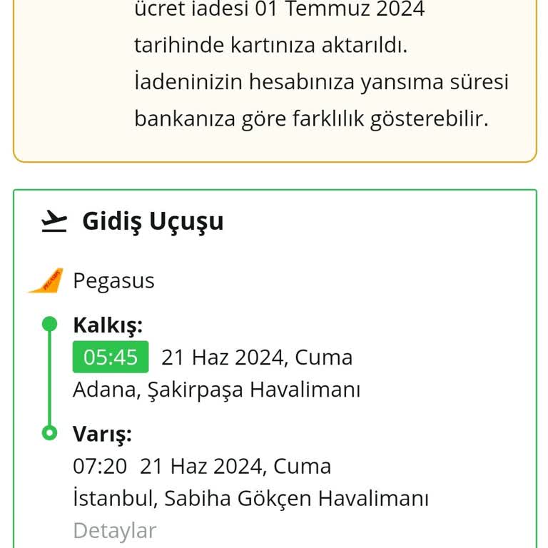 Enuygun Ücret İadesi