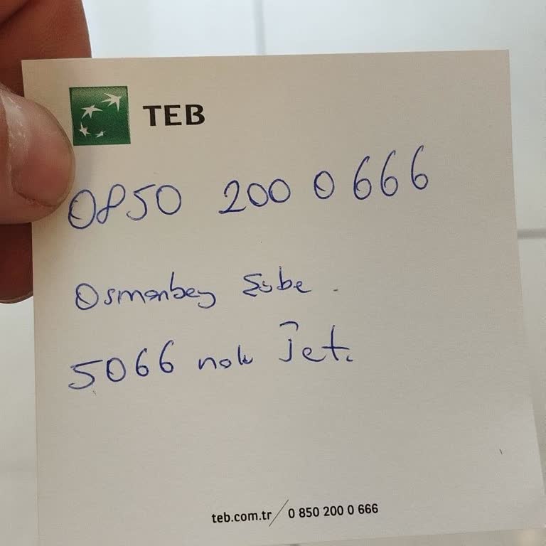 TEB Bankası Jet ATM Paramı Hesaba Yatırmadı