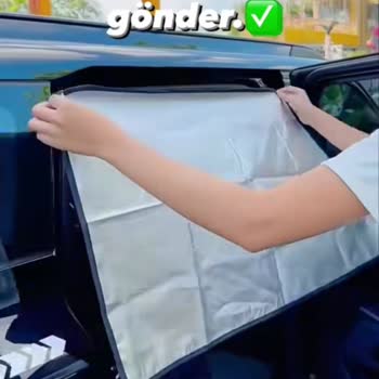 Solmaz Pazarlama (Instagram) Mıknatıslı Araç Perdesi Aldım Bez Parçası Gönderildi!