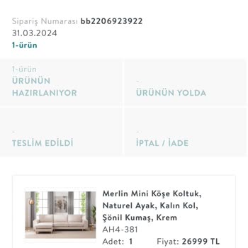 Vivense Siparişimi Getirmiyor 4 Ay Oldu Teslim Tarihi Çoktan Geçti
