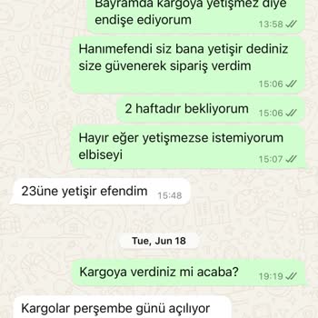 Hernis Exclusive Defolu Ürün Ve Değişim Ürünü Hala Teslim Edilmedi